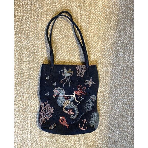 Superb Vintage Spartina Jute Canvas Bag 449 - Picture 1 of 7